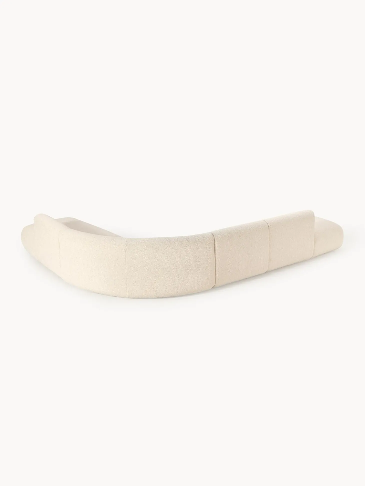 Sofa Rinconera Modular En Tejido Boucle Sofia (4 Plazas)