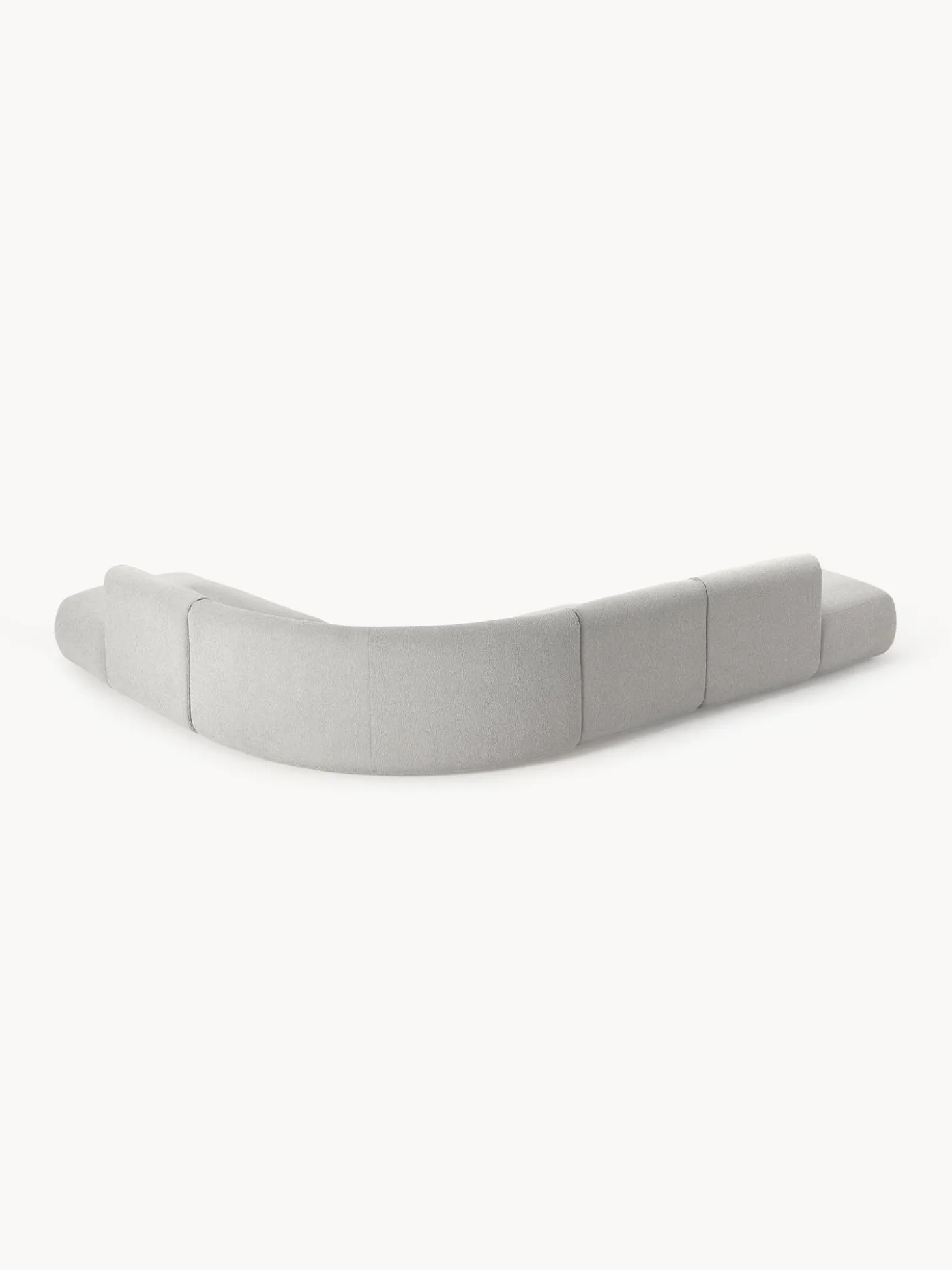 Sofa Rinconera Modular En Tejido Boucle Sofia (4 Plazas)