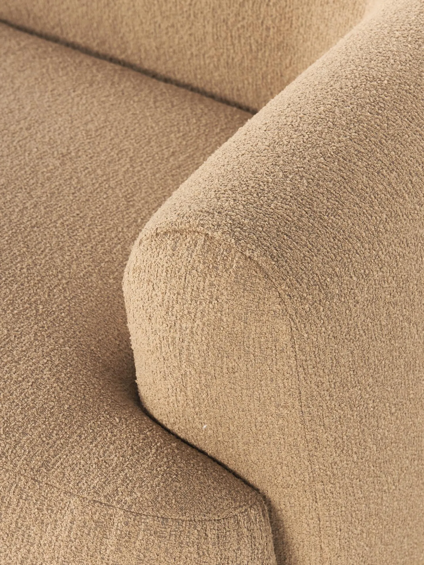 Sofa Rinconera Modular En Tejido Boucle Sofia (4 Plazas)