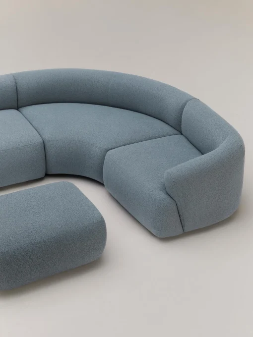 Sofa Rinconera Modular Grande En Tejido Boucle Sofia