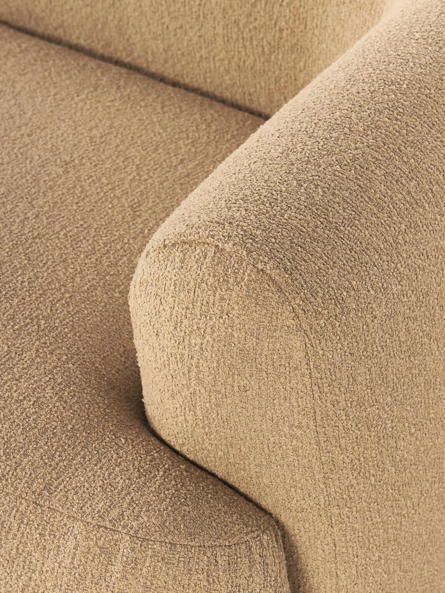Sofa Rinconera Modular Grande En Tejido Boucle Sofia
