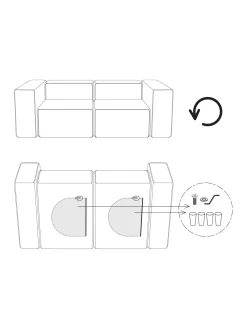 Sofa Rinconera Modular Lennon (4 Plazas)