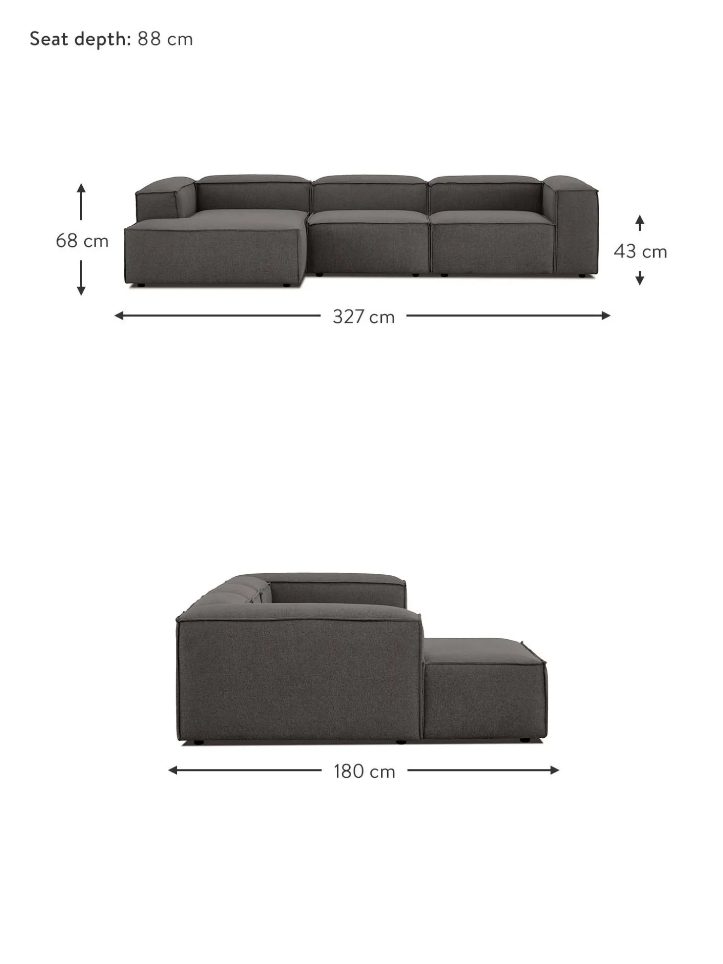 Sofa Rinconera Modular Lennon