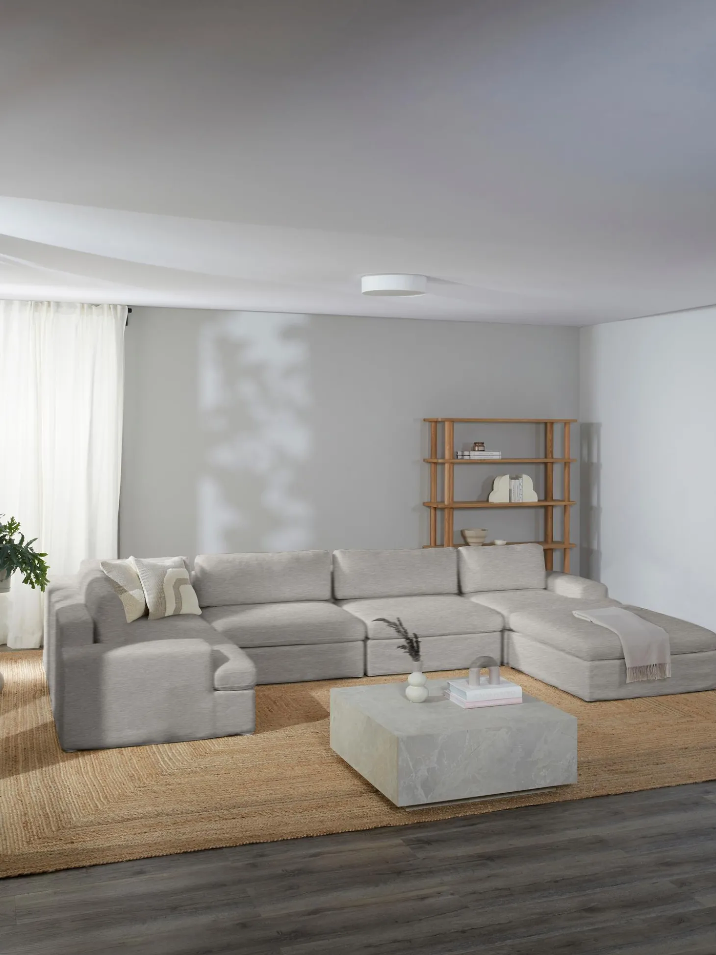 Sofa Rinconera Modular Russell, Desenfundable