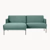 Sofa Rinconera Pequeno De Terciopelo Fluente
