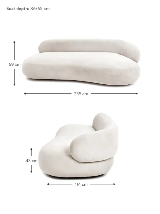 Sofa Rinon Alba (3 Plazas)