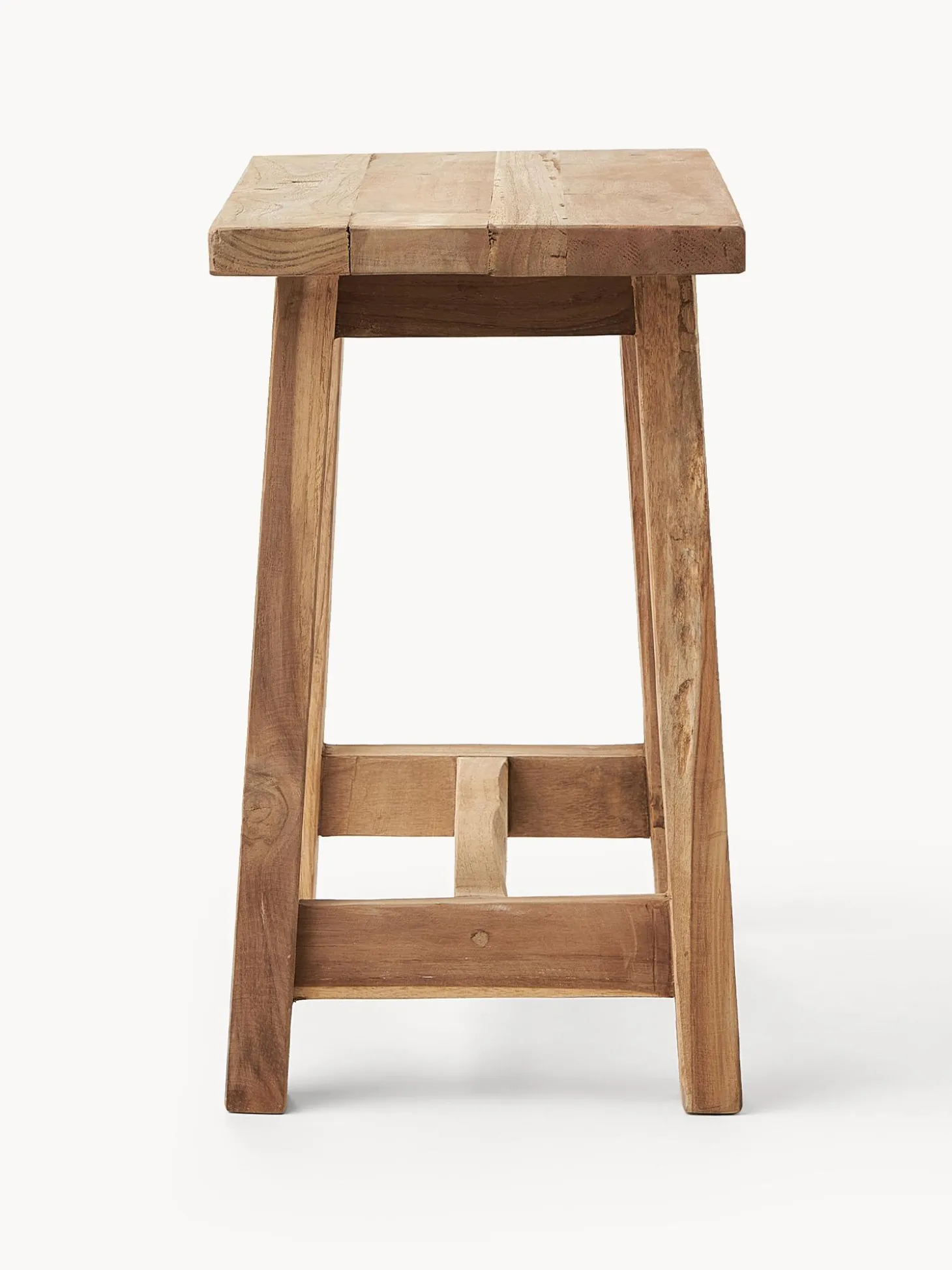 Taburete De Madera De Teca Lawas