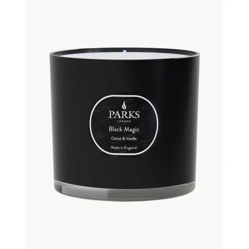 Vela Perfumada Tres Mechas Black Magic (Citricos Y Vainilla)