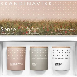 Velas Perfumadas Sense, 3 Uds.