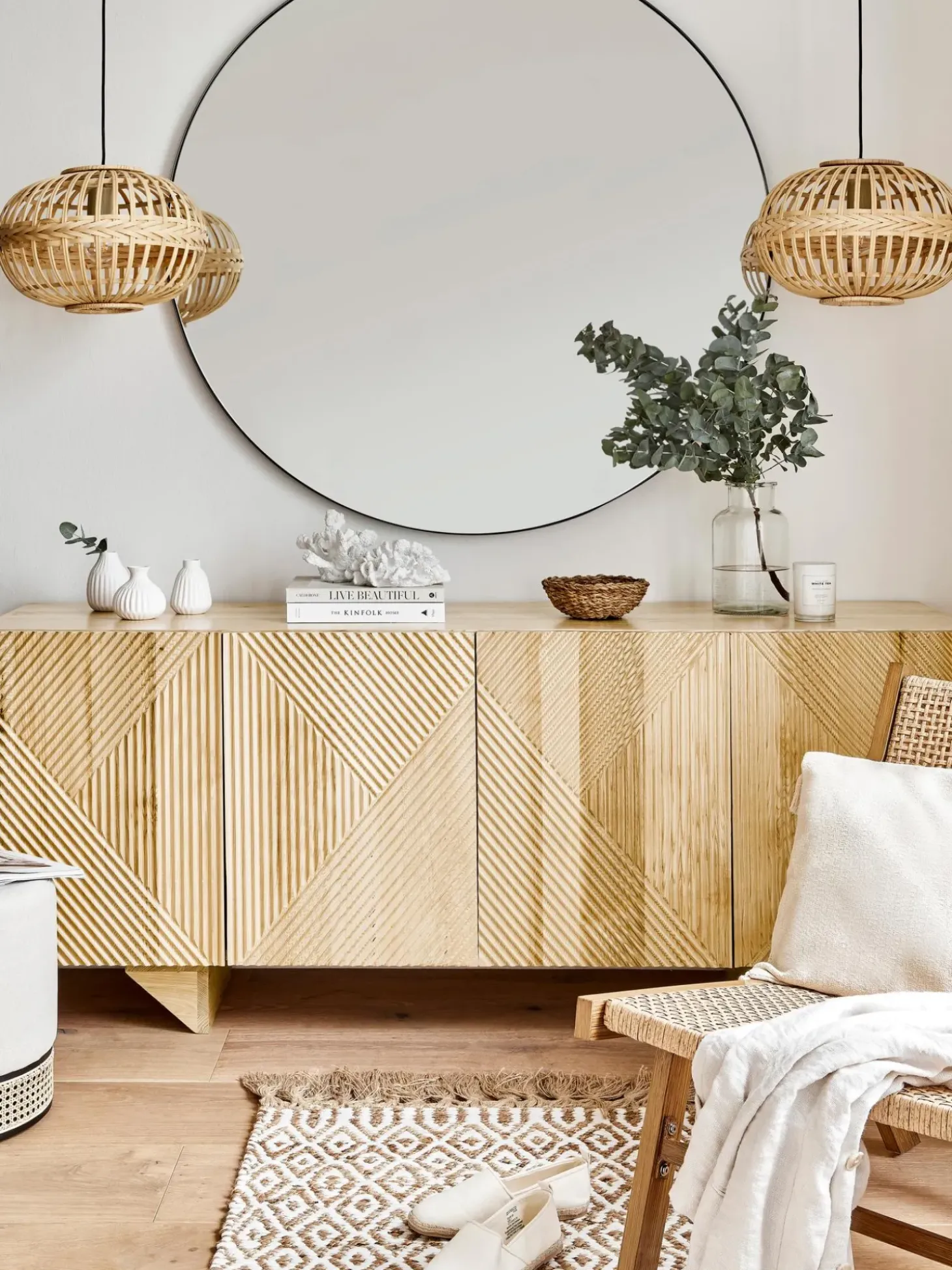 Aparador De Madera De Maciza Louis