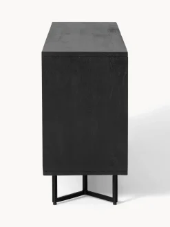 Aparador De Madera Maciza Con Puertas Y Cajones Luca