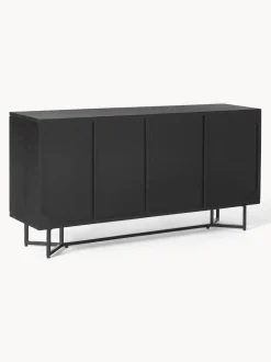 Aparador De Madera Maciza Con Puertas Y Cajones Luca