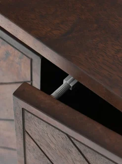 Aparador De Madera Maciza Diseno Espiga Con Cajones Y Puertas Luca