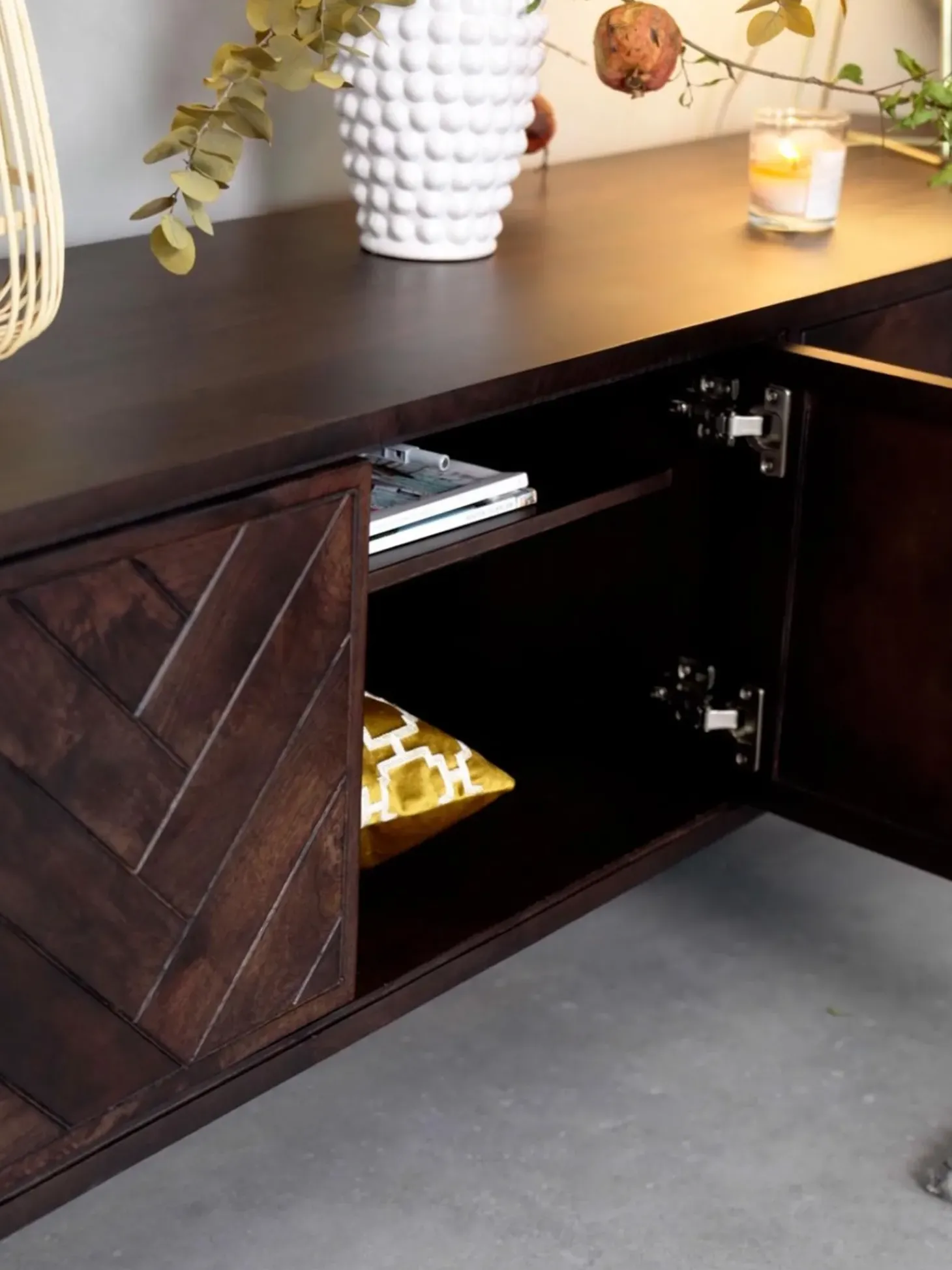 Aparador De Madera Maciza Luca