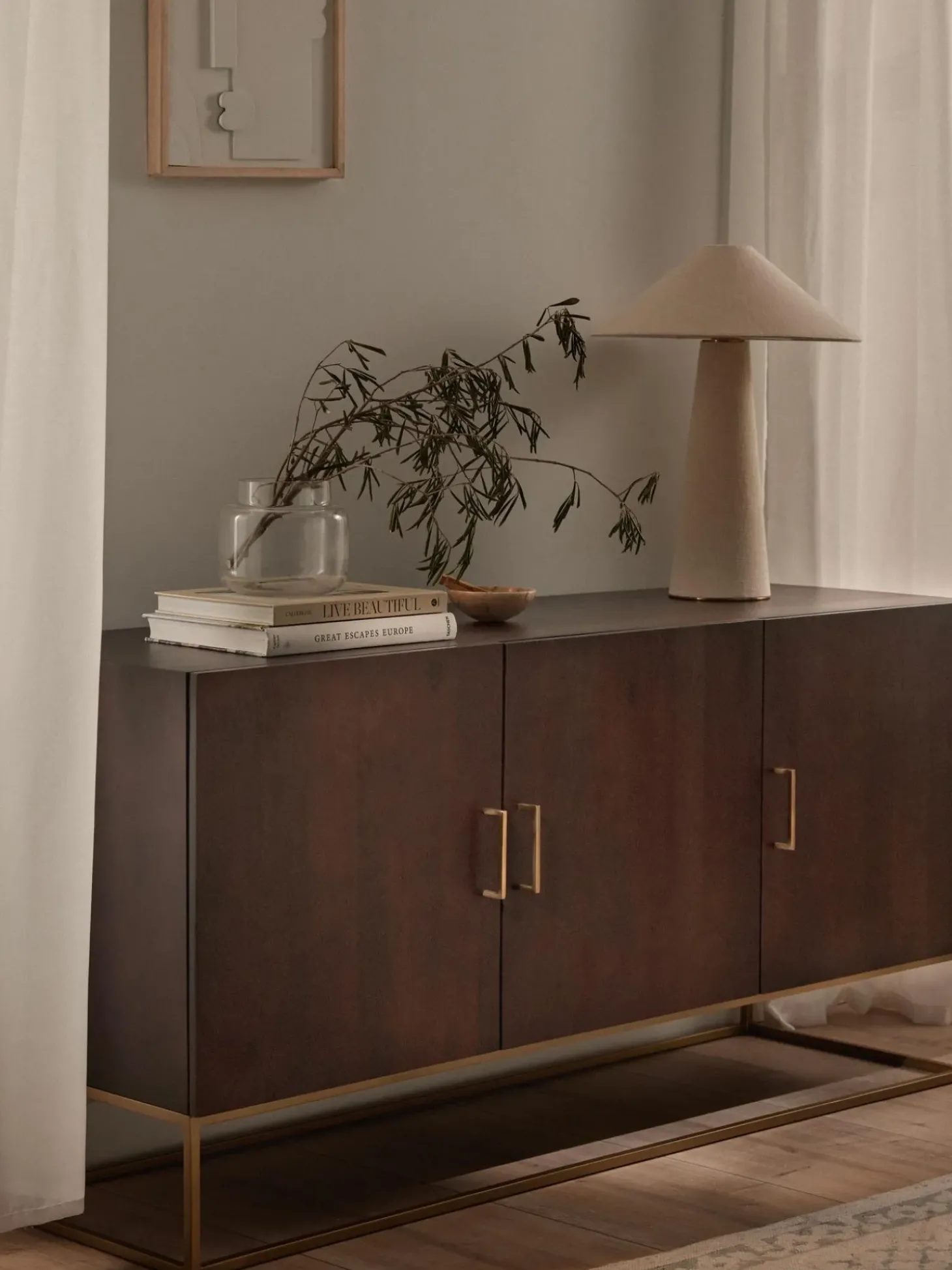 Aparador De Madera Maciza Lyle