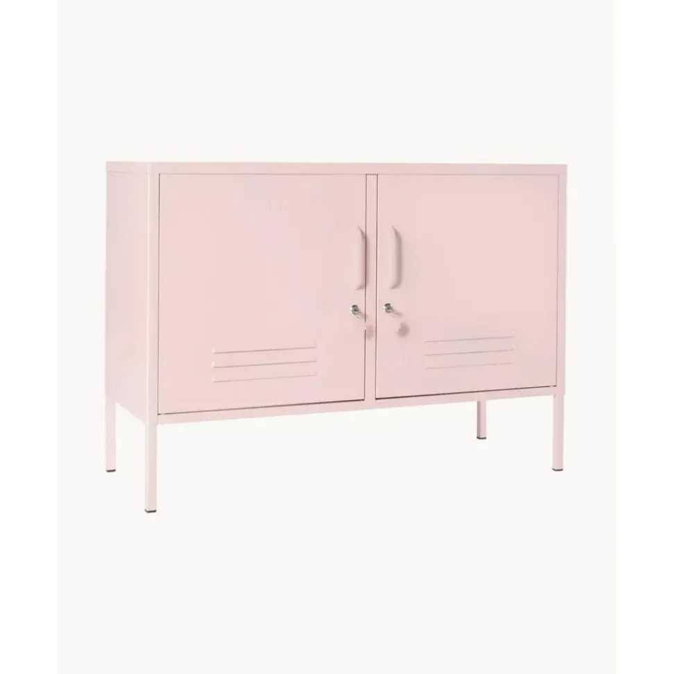 Aparador De Metal Con Puertas Mustard