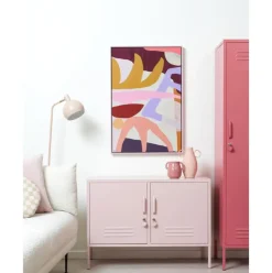 Aparador De Metal Con Puertas Mustard