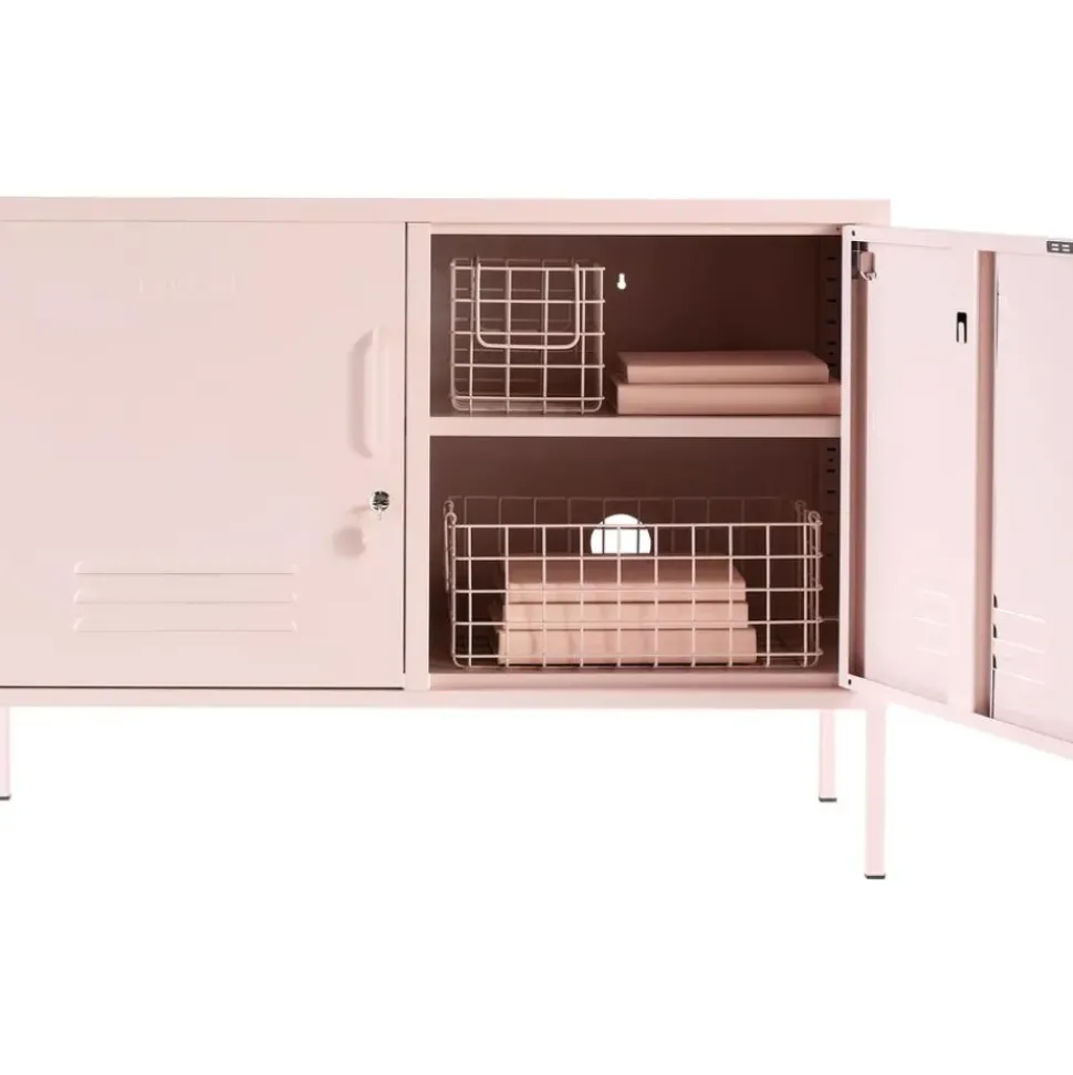 Aparador De Metal Con Puertas Mustard