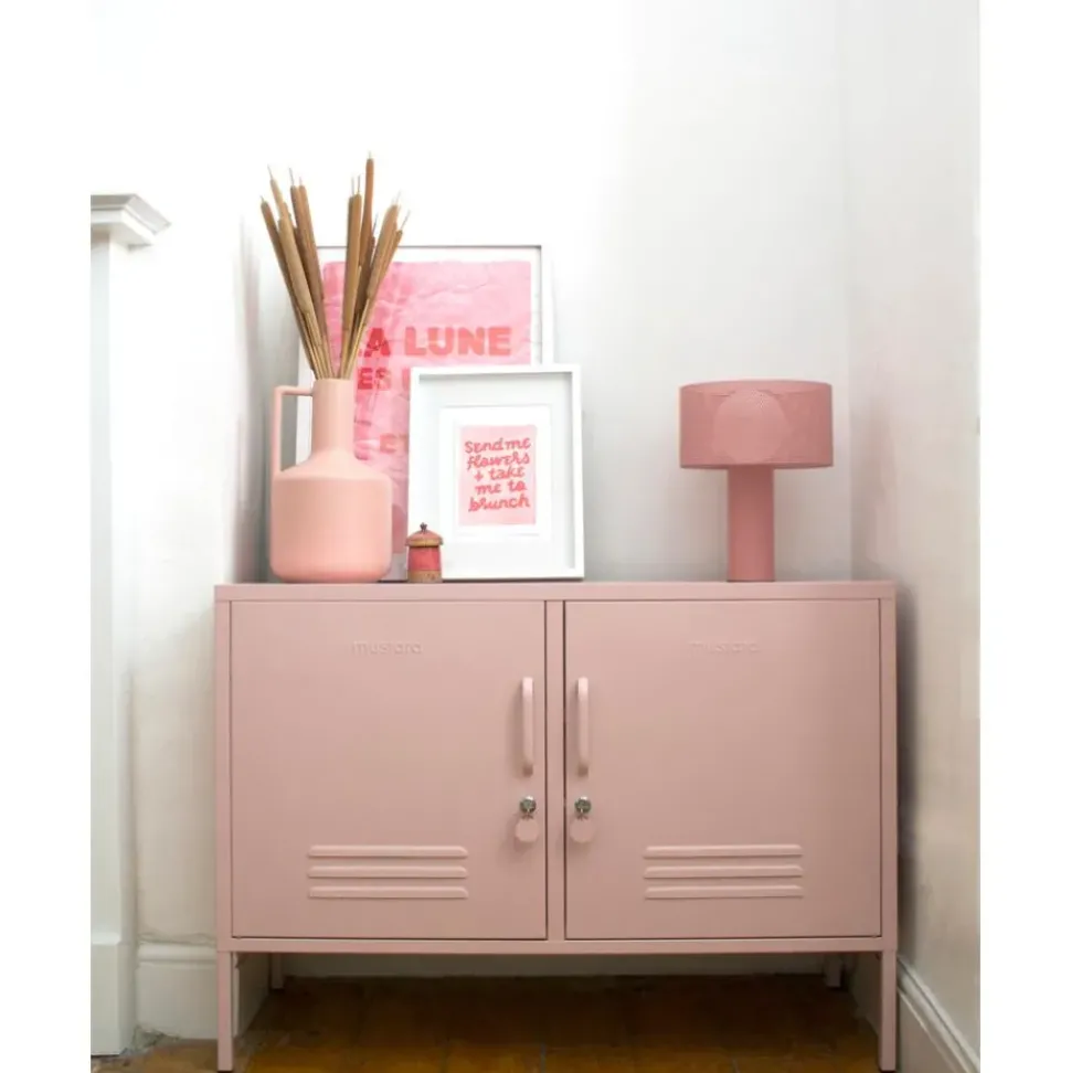 Aparador De Metal Con Puertas Mustard