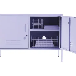 Aparador De Metal Con Puertas Mustard