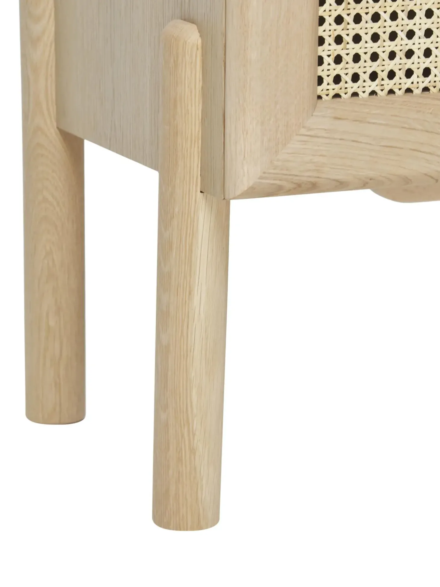 Aparador De Roble Con Tejido Vienes Jolie