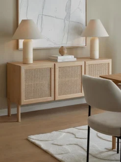 Aparador De Roble Con Tejido Vienes Jolie