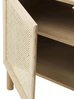 Aparador De Roble Con Tejido Vienes Jolie