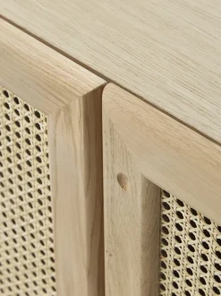 Aparador De Roble Con Tejido Vienes Jolie