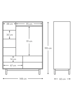 Armario Cassy, 3 Puertas