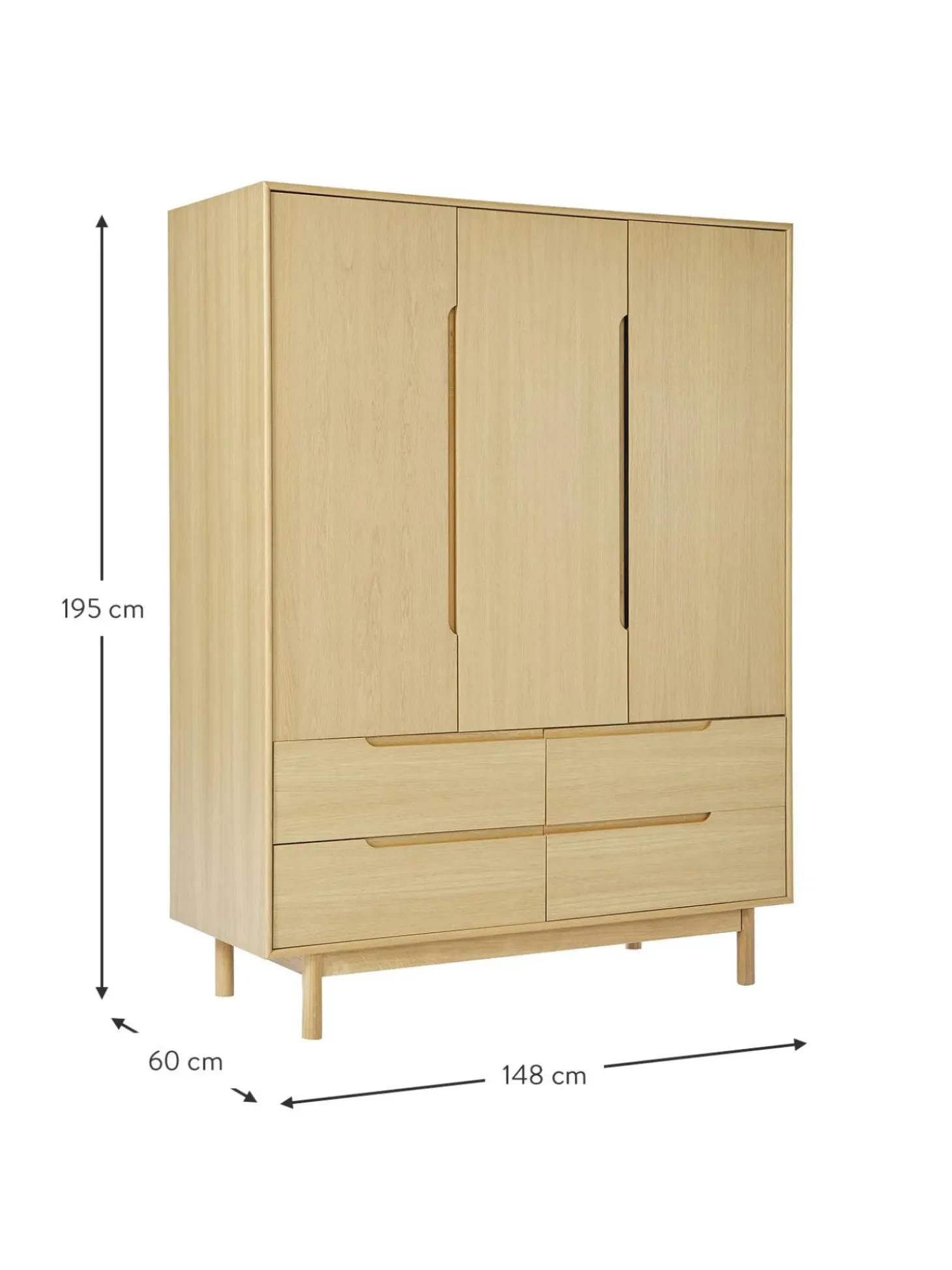 Armario Cassy, 3 Puertas