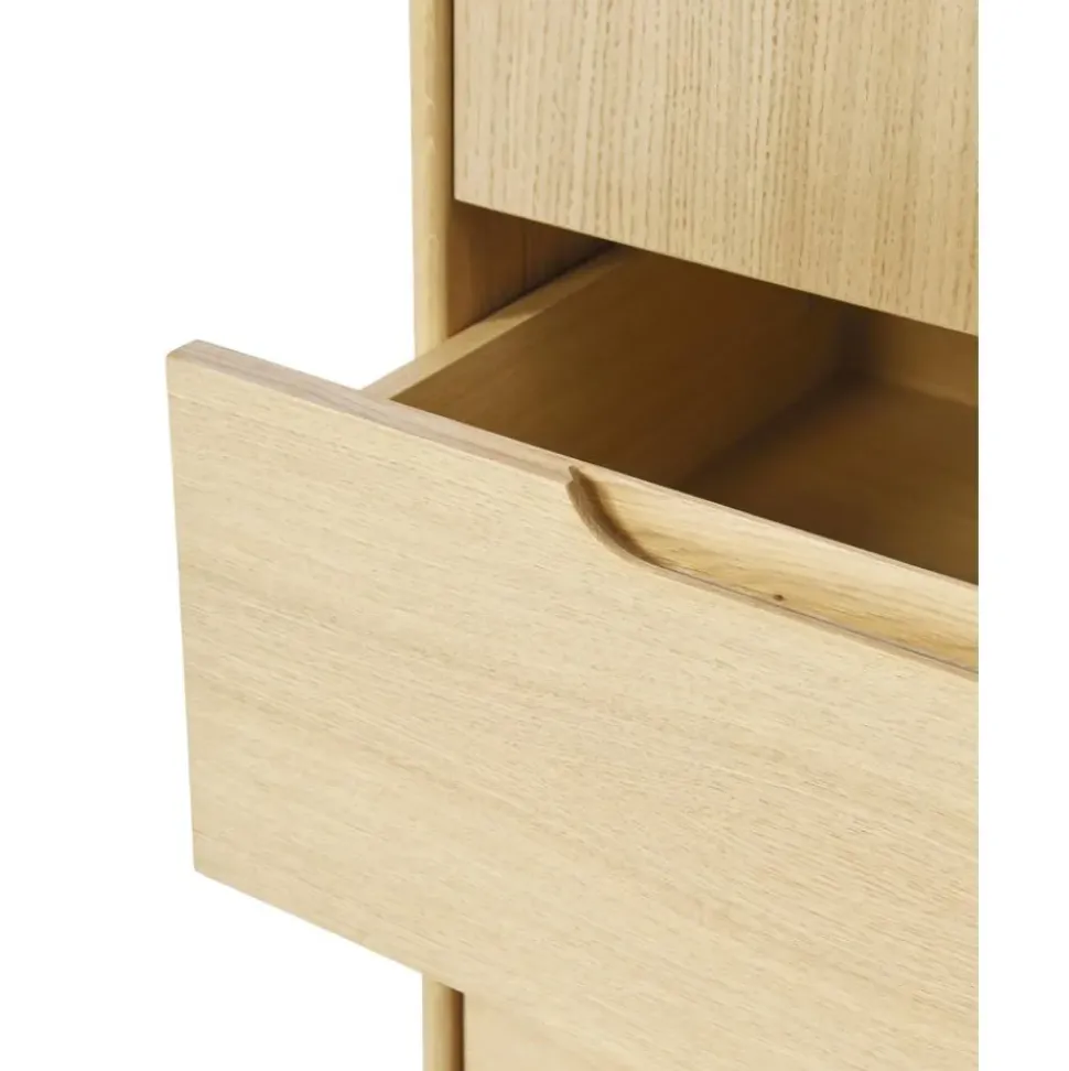 Armario En Roble Cassy, 2 Puertas