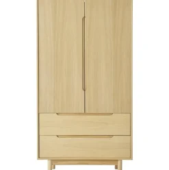 Armario En Roble Cassy, 2 Puertas