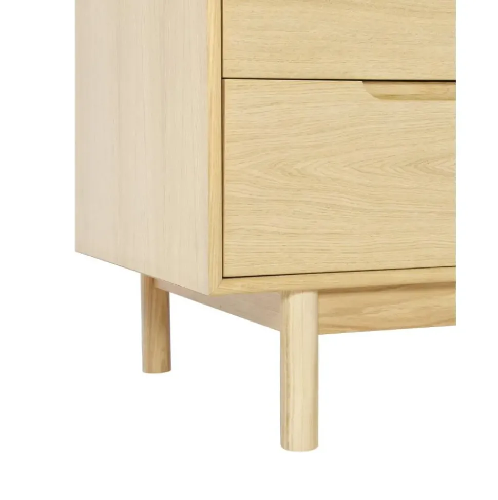 Armario En Roble Cassy, 2 Puertas