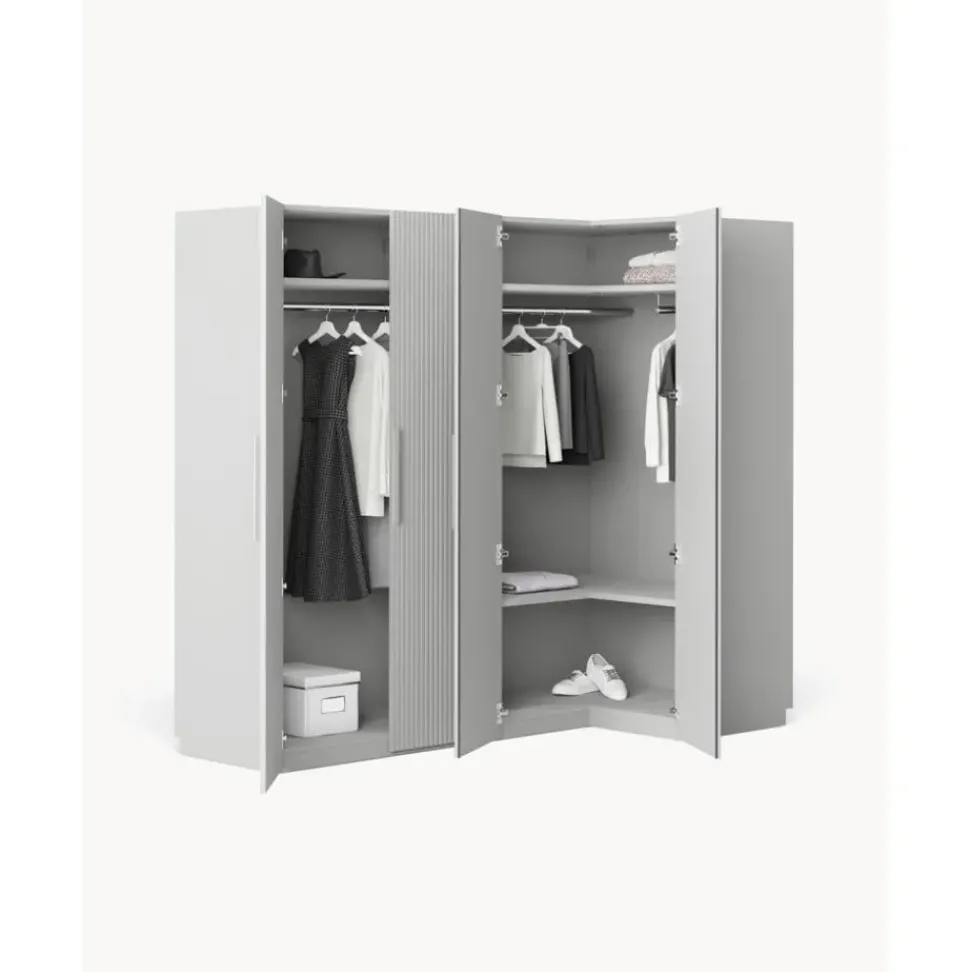 Armario Esquinero Modular Simone, 4 Puertas (215 Cm), Diferentes Variantes