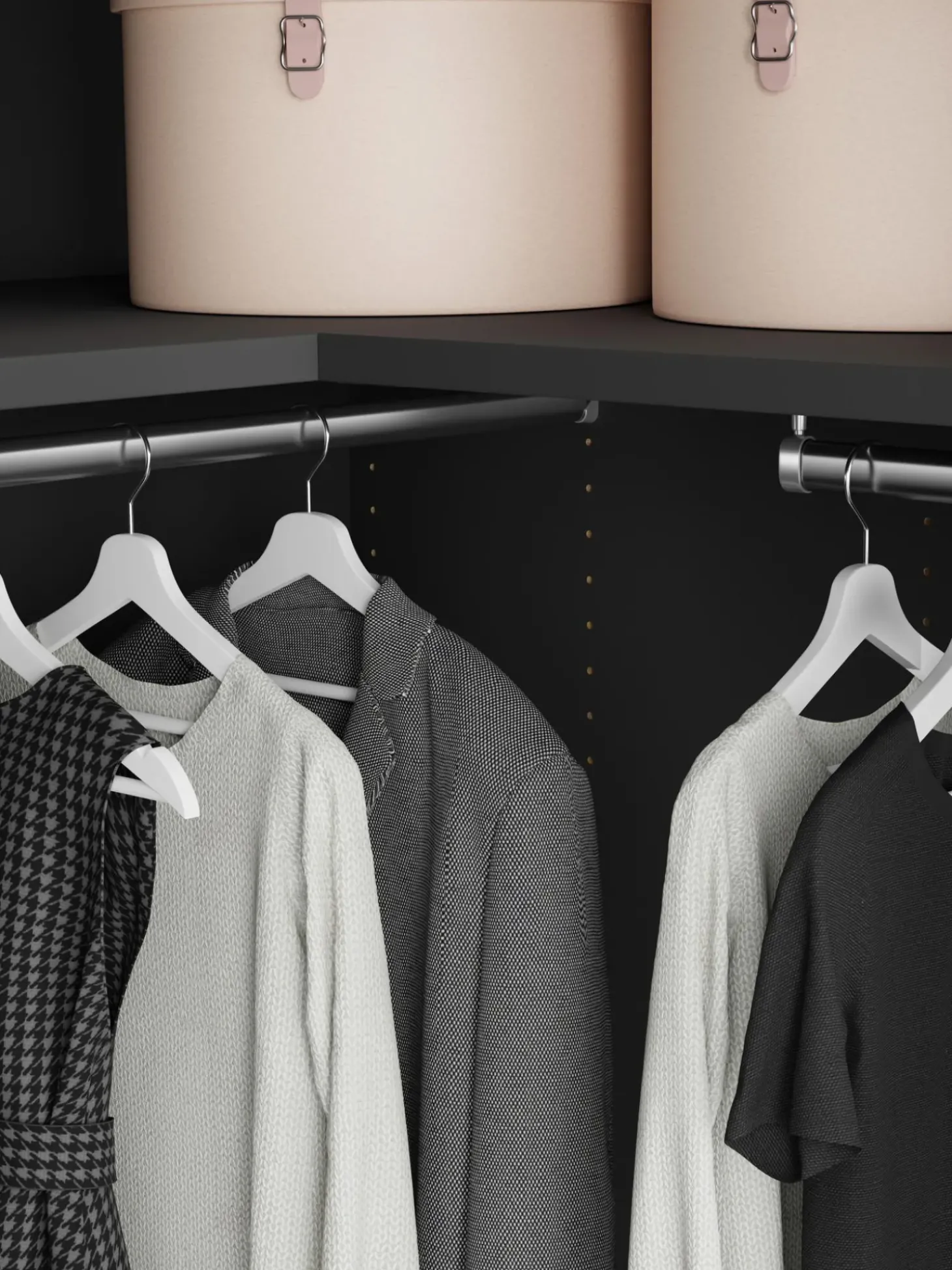 Armario Esquinero Modular Simone, 3 Puertas (165 Cm), Diferentes Variantes