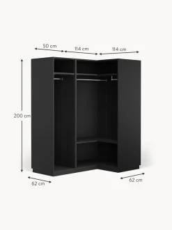 Armario Esquinero Modular Simone, 3 Puertas (165 Cm), Diferentes Variantes