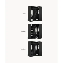 Armario Esquinero Modular Leon, 2 Puertas (115 Cm), Diferentes Variantes