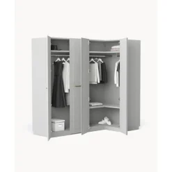 Armario Esquinero Modular Charlotte, 4 Puertas (215 Cm), Diferentes Variantes