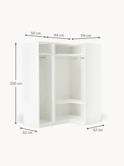 Armario Esquinero Modular Simone, 3 Puertas (165 Cm), Diferentes Variantes