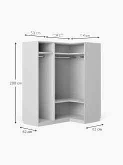 Armario Esquinero Modular Simone, 3 Puertas (165 Cm), Diferentes Variantes