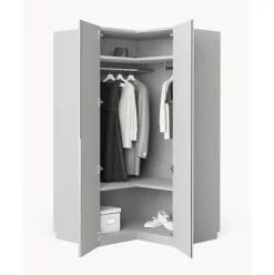 Armario Esquinero Modular Leon, 2 Puertas (115 Cm), Diferentes Variantes