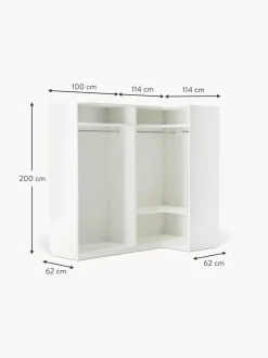 Armario Esquinero Modular Simone, 4 Puertas (215 Cm), Diferentes Variantes