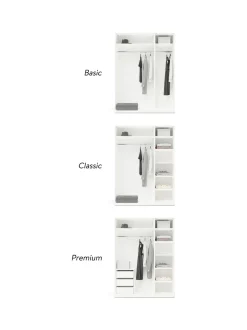 Armario Modular Charlotte, 3 Puertas (150 Cm), Diferentes Variantes