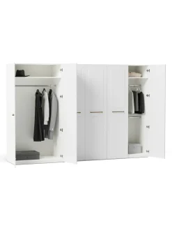 Armario Modular Charlotte, 6 Puertas (300 Cm), Diferentes Variantes