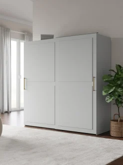 Armario Modular Charlotte, 2 Puertas Correderas (200 Cm), Diferentes Variantes