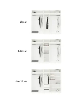 Armario Modular Charlotte, 5 Puertas (250 Cm), Diferentes Variantes