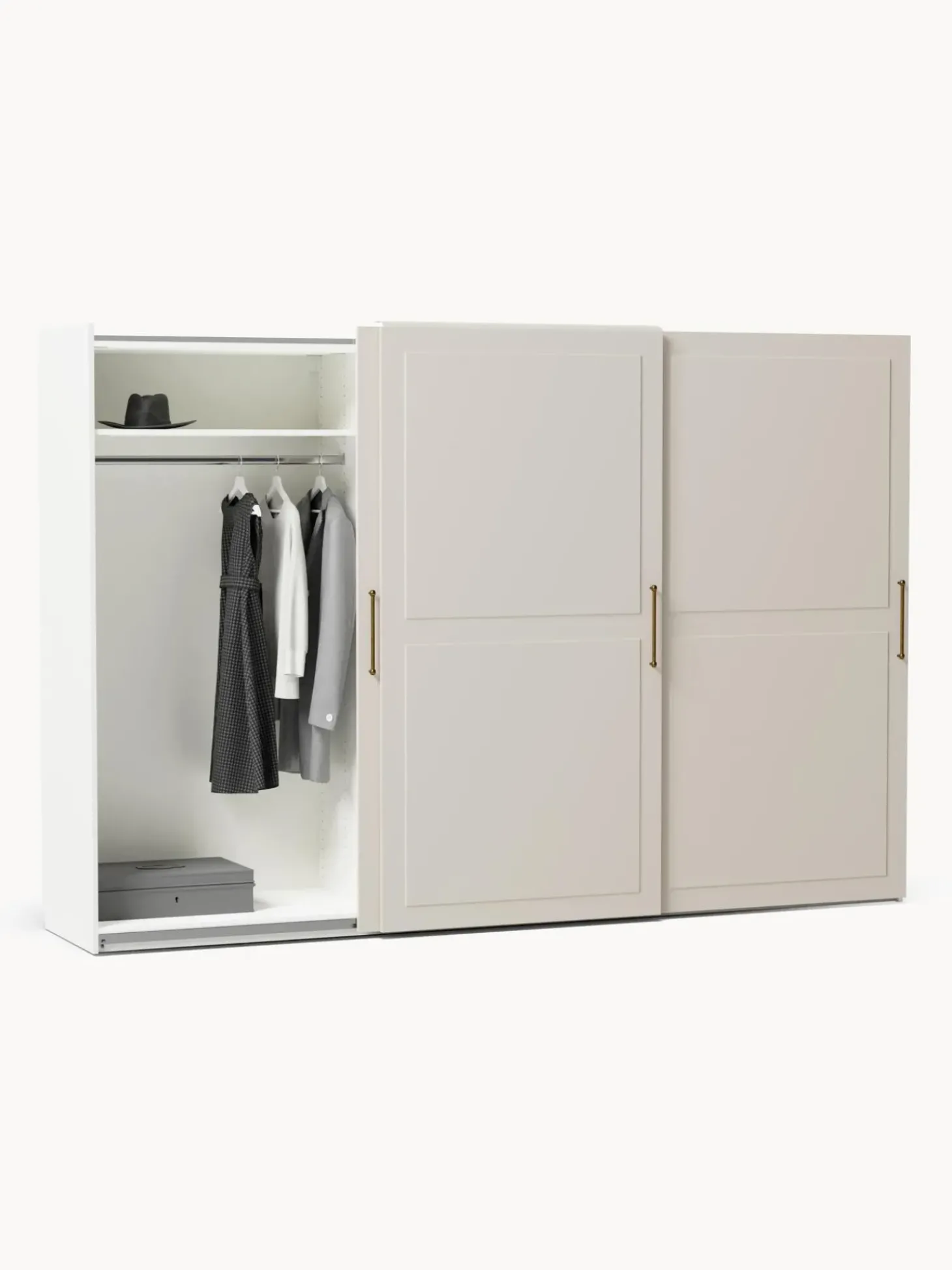Armario Modular Charlotte, 3 Puertas Correderas (300 Cm), Diferentes Variantes