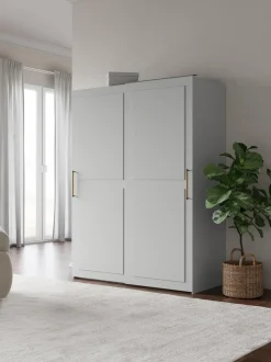 Armario Modular Charlotte, 2 Puertas Correderas (150 Cm), Diferentes Variantes