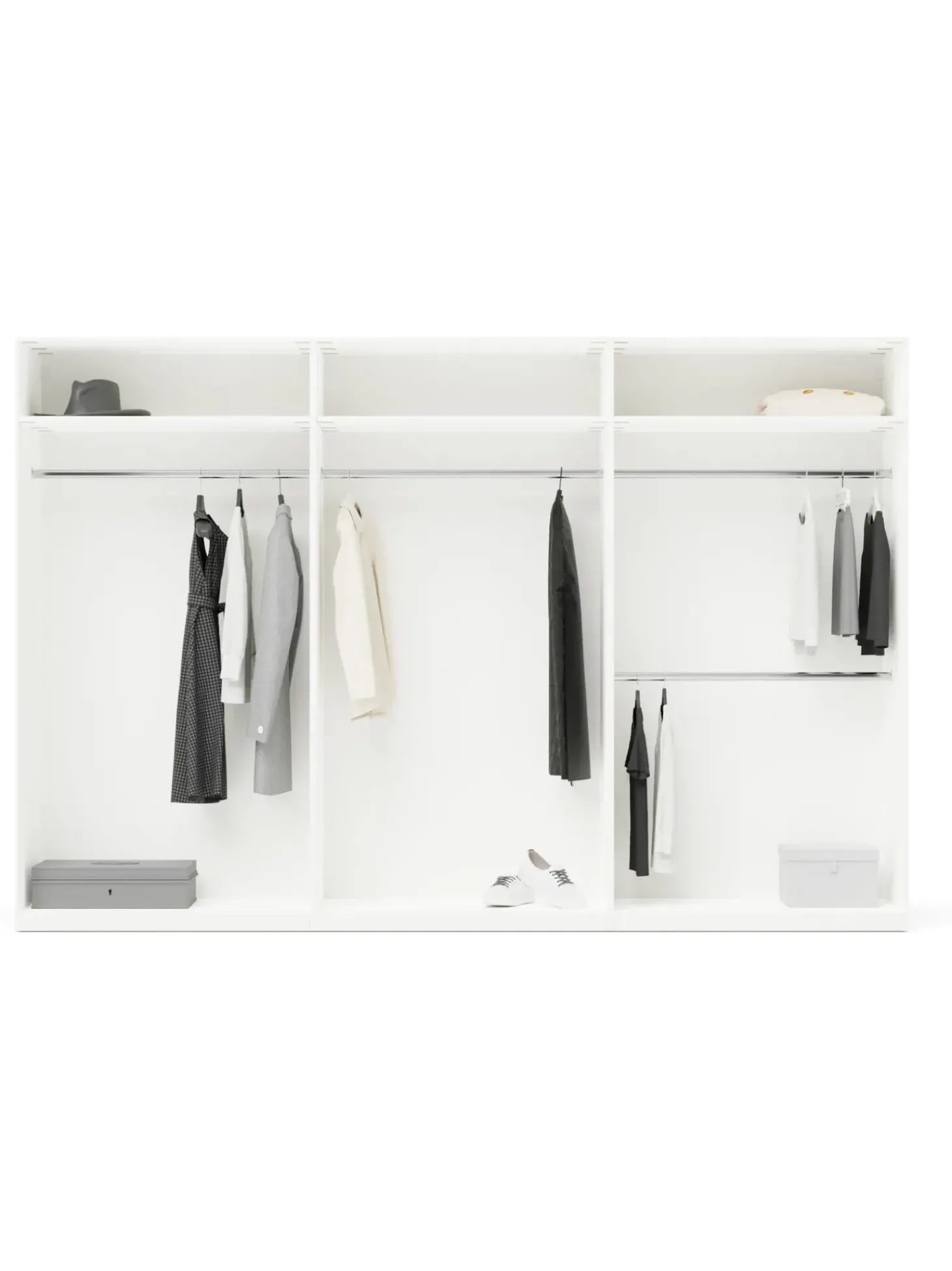 Armario Modular Leon, 6 Puertas (300 Cm), Diferentes Variantes