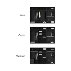 Armario Modular Leon, 6 Puertas (300 Cm), Diferentes Variantes